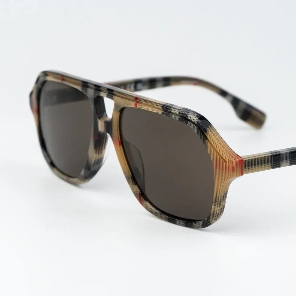 Burberry KIDS Sunglasses Vintage Brown Pilot JB4340 377873 NEW AUTHENTIC
